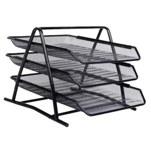 3 Tier Black Document Tray